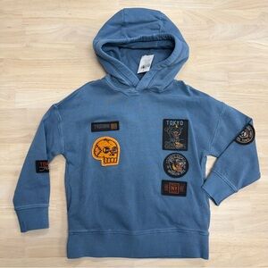 New! Next blue patch hoodie